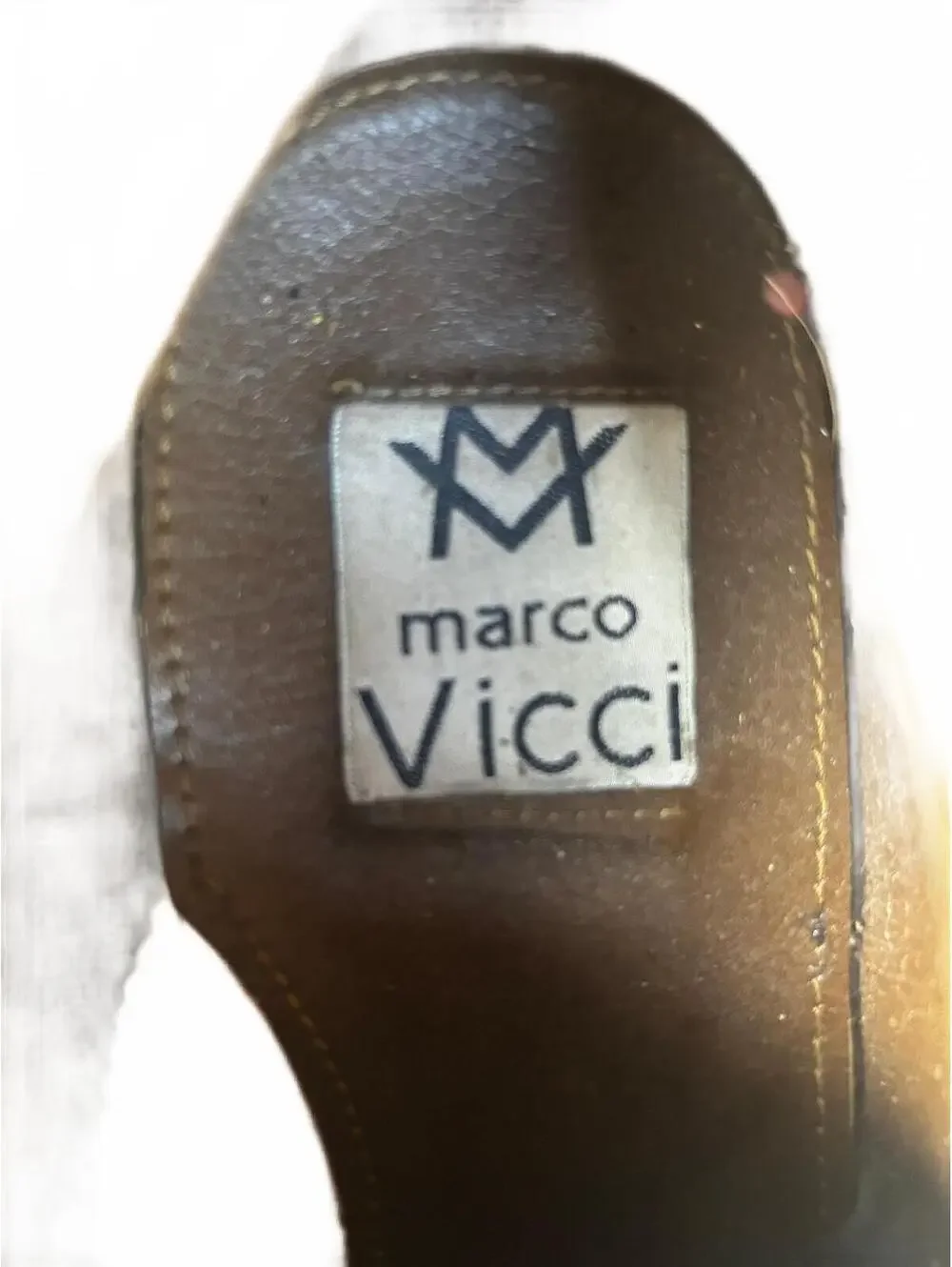 Vintage Marco Vicci Ostrich Pink Blush Dress Shoes Men 10